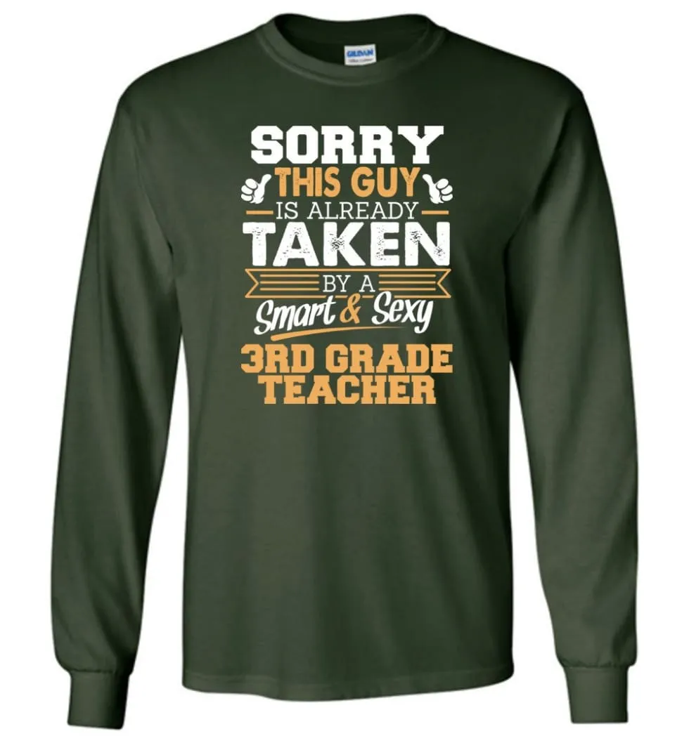 3rd Grade Teacher Shirt Cool Gift for Boyfriend, Husband or Lover - Long Sleeve T-Shirt