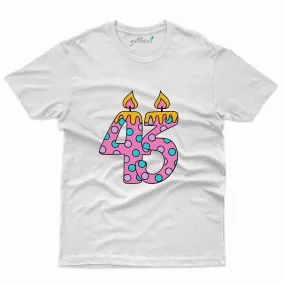 43rd Candle T-Shirt - 43rd  Birthday Collection