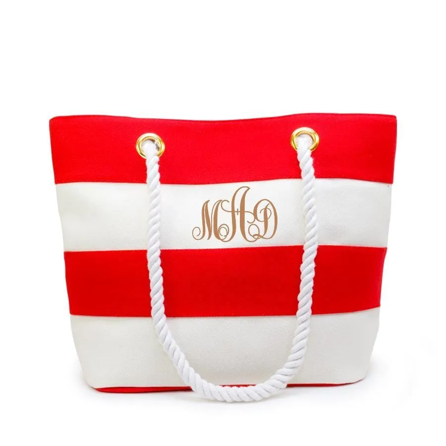 5 Small Canvas Beach Bags