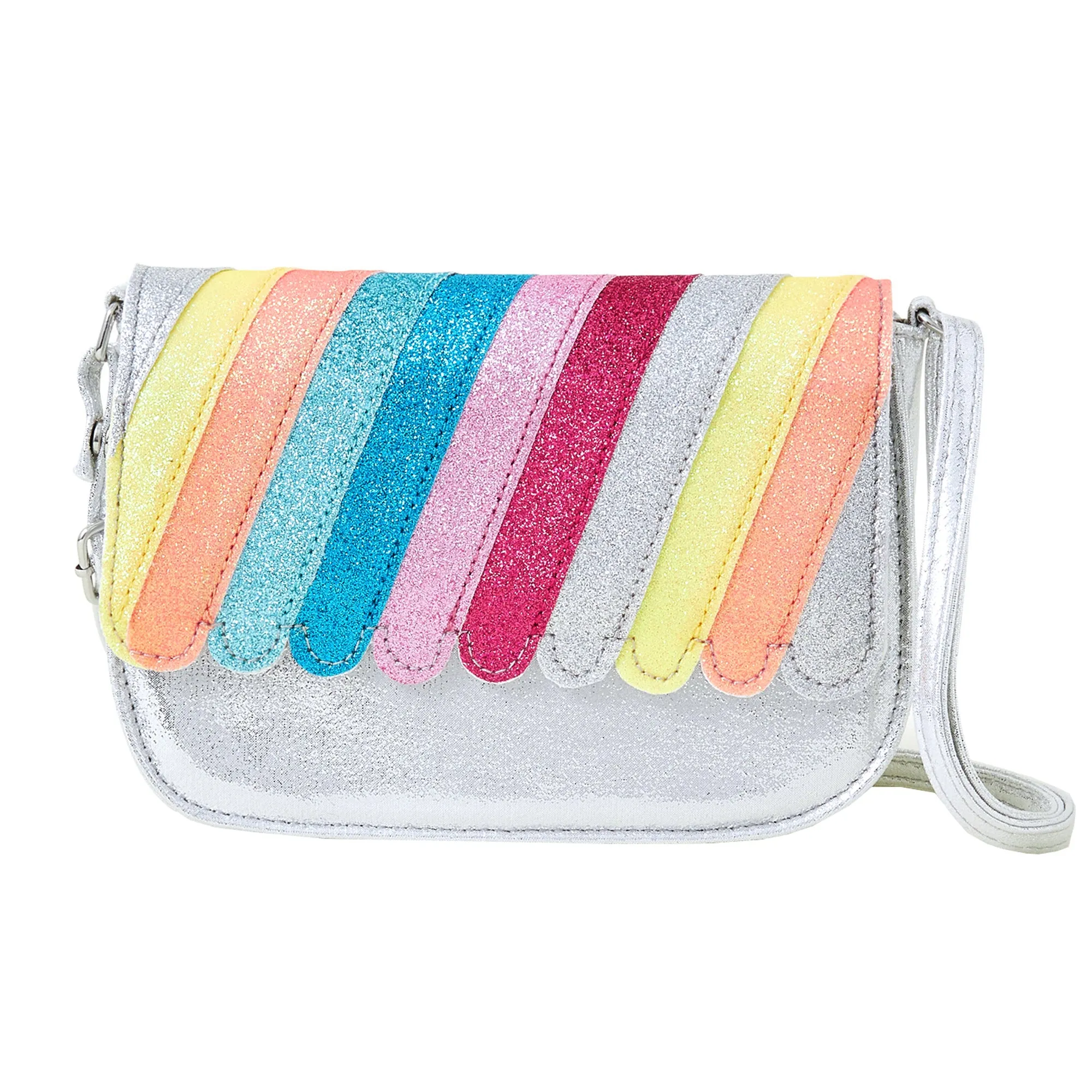 Accessorize London Girl's Stripe Cross-Body Bag