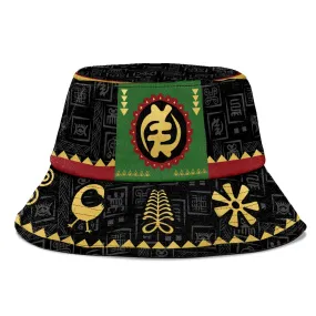 Adinkra Symbols Bucket Hat