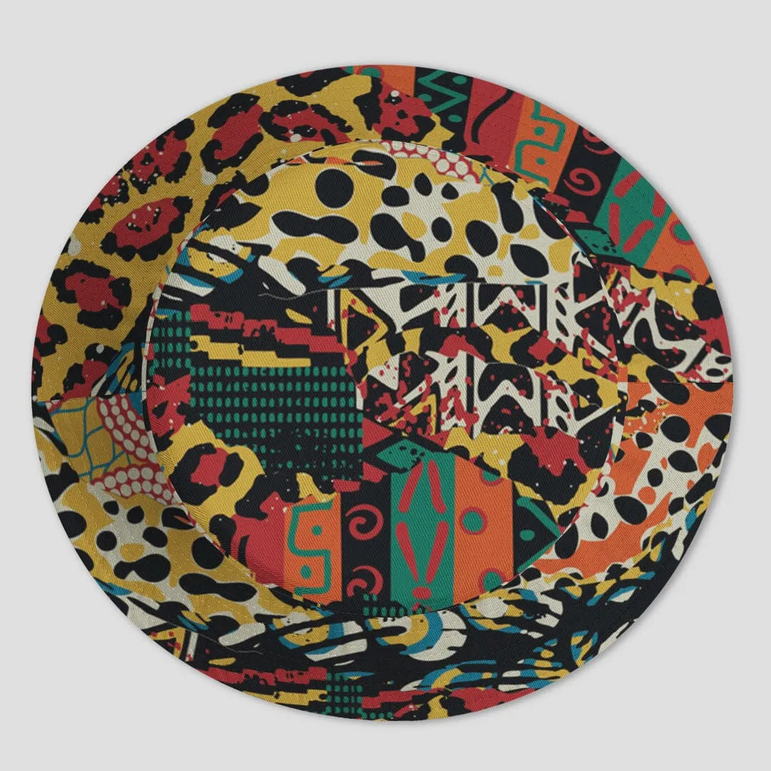 African Patchwork 2 Bucket Hat