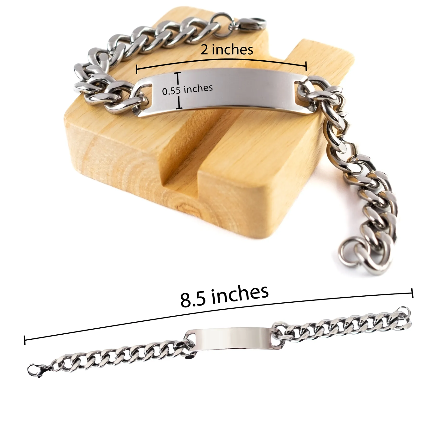 Aunt Cuban Chain Stainless Steel Bracelet Gifts, To My Aunt Never forget that I love you. You are my sunshine, Motivational Bracelet For Aunt, Keepsake Birthday Christmas Unique Gifts For Aunt