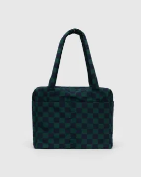 Baggu - Small Cloud Carry On - Navy Green Check