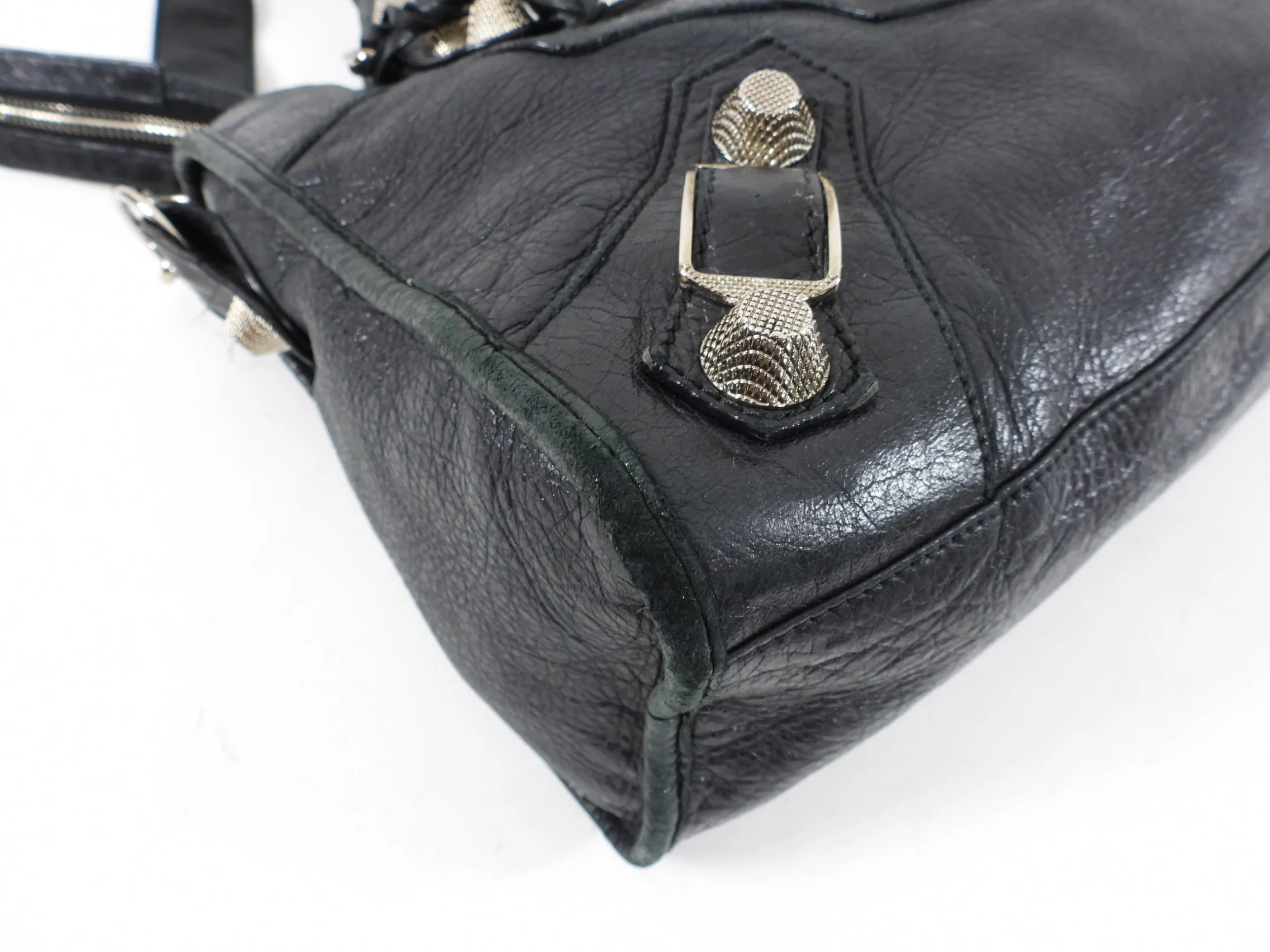 Balenciaga Black Leather Classic City Bag Giant 21 Hardware