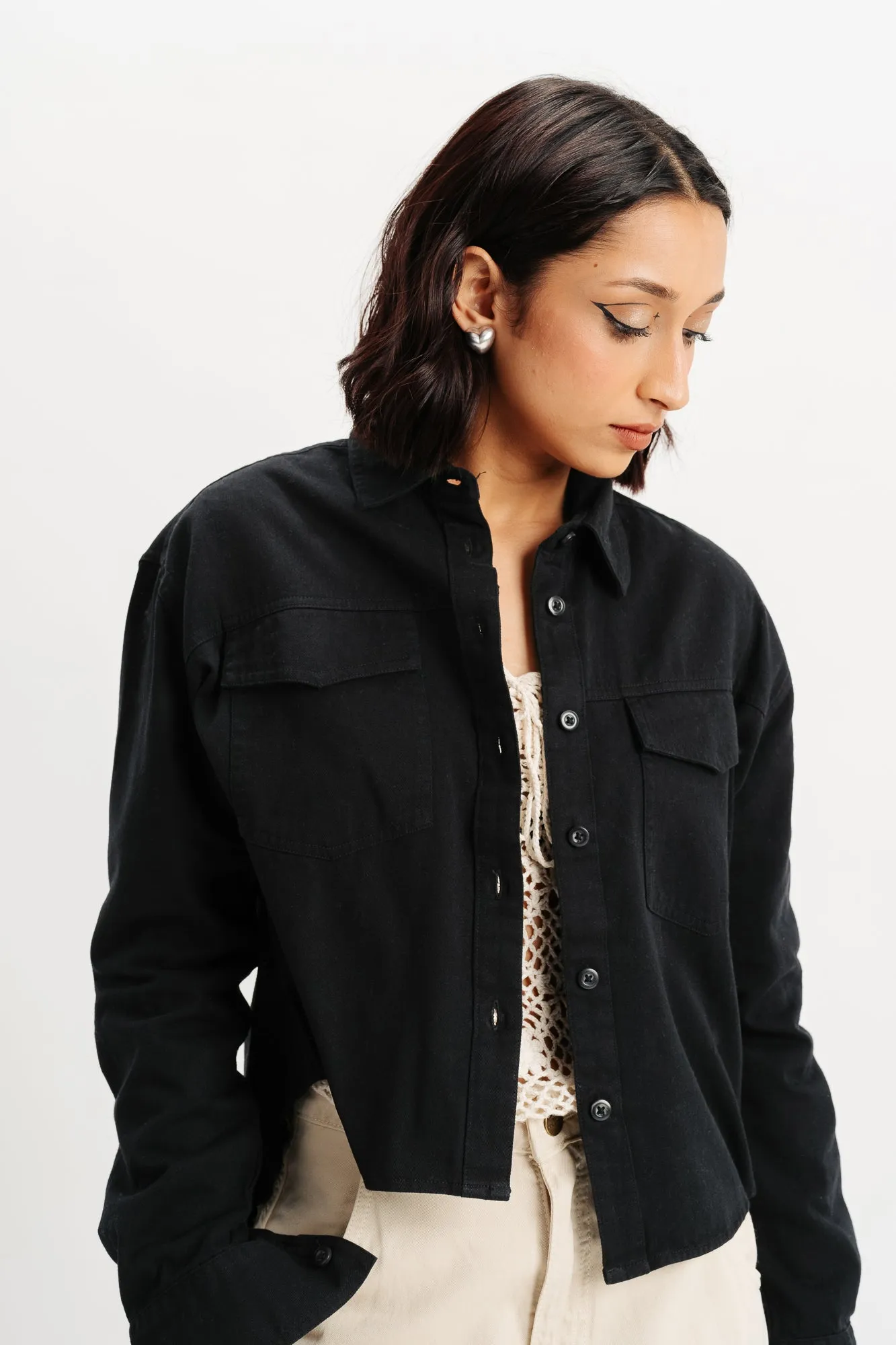 Black Twill Shirt