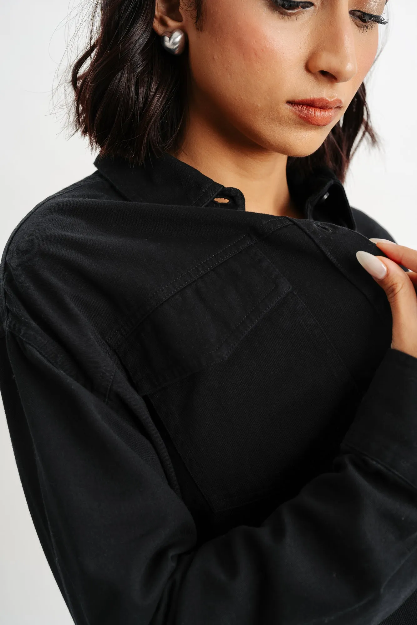 Black Twill Shirt