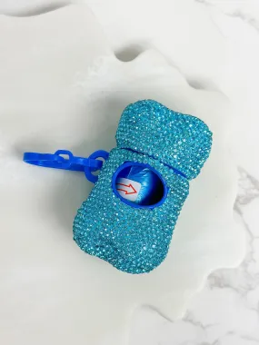 Bling Doggy Bag Dispenser - Aqua