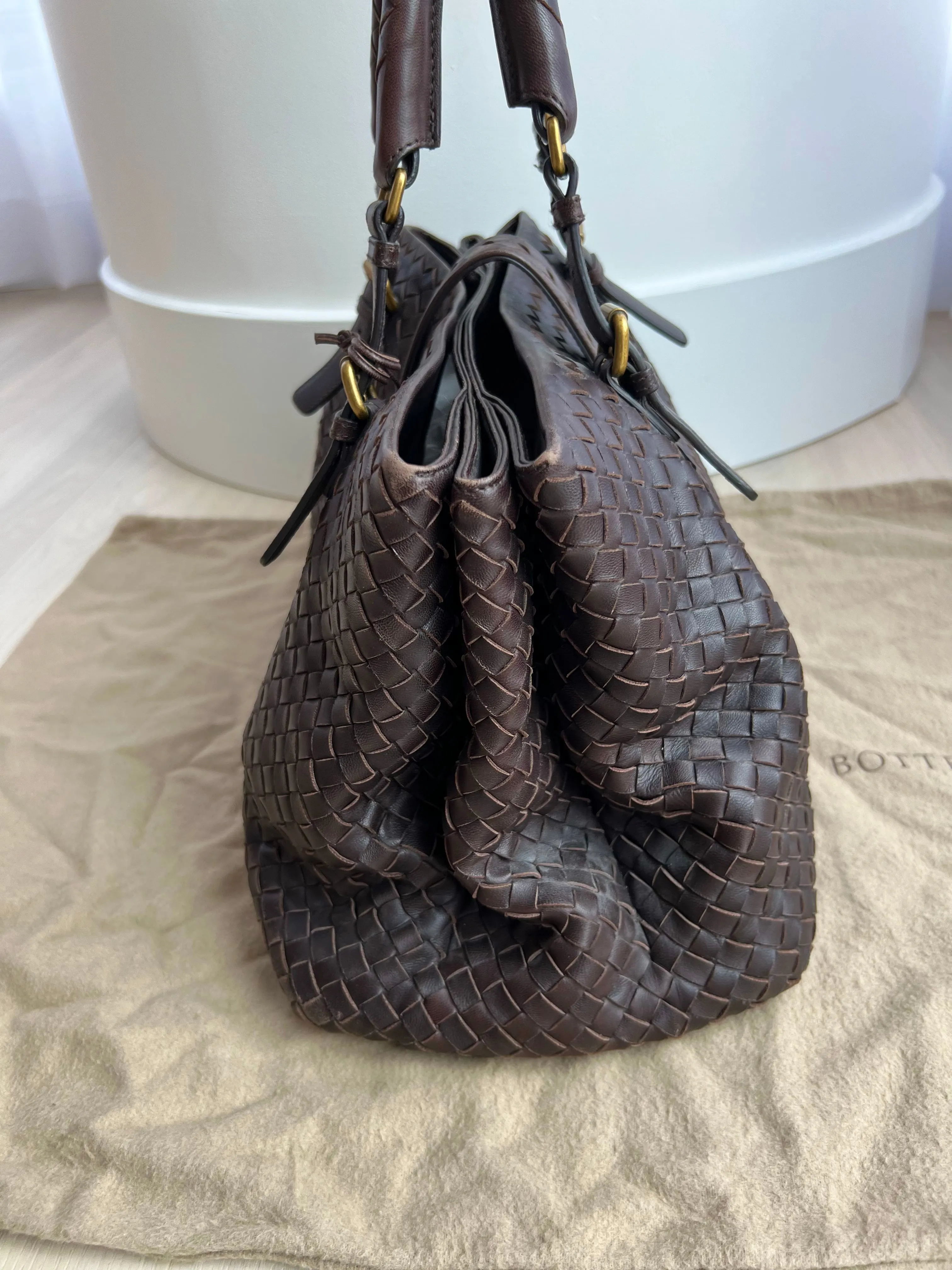 Bottega Veneta Intrecciato Roma Bag