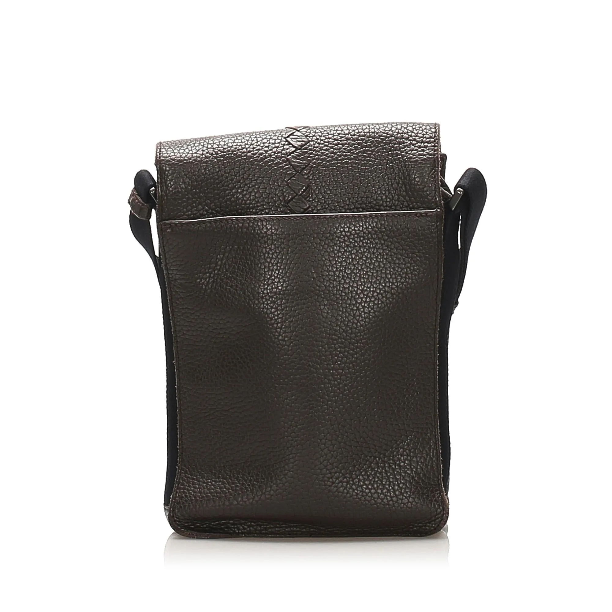 Bottega Veneta Leather Crossbody Bag (SHG-22753)