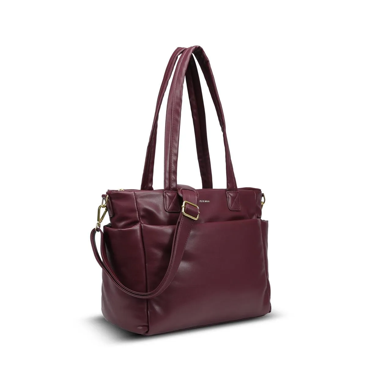 Bubbly Large Vegan Leather Tote | Multiple Colours