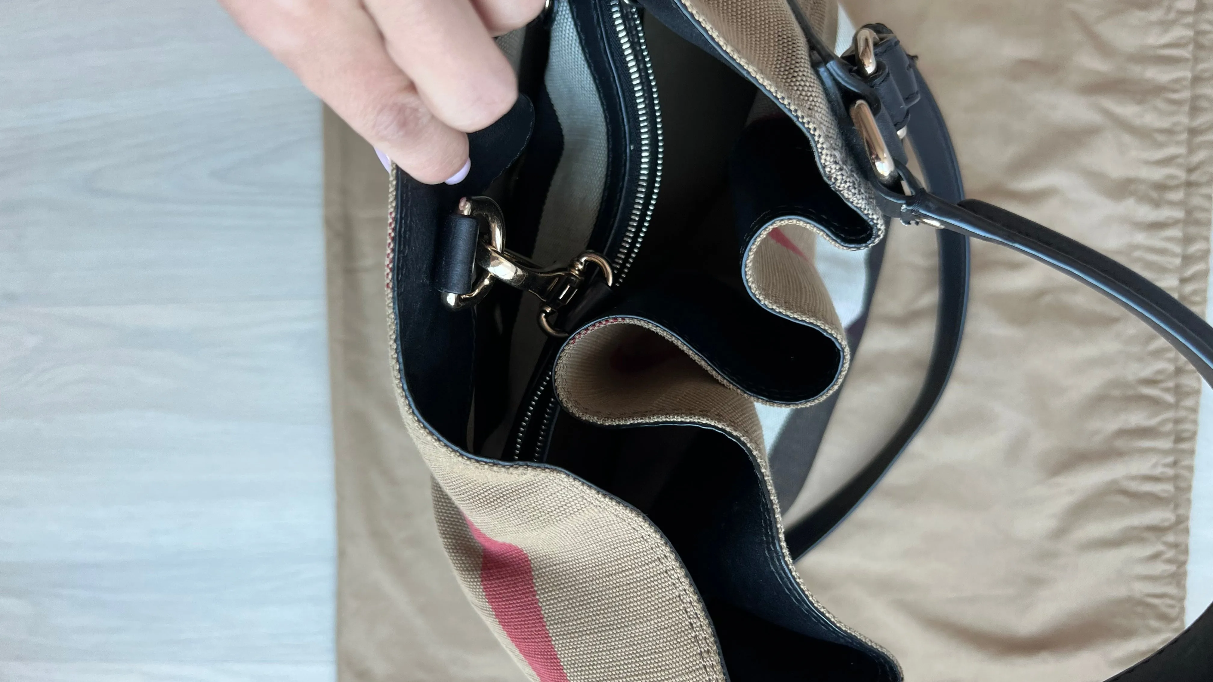 Burberry Ashby Bucket Bag