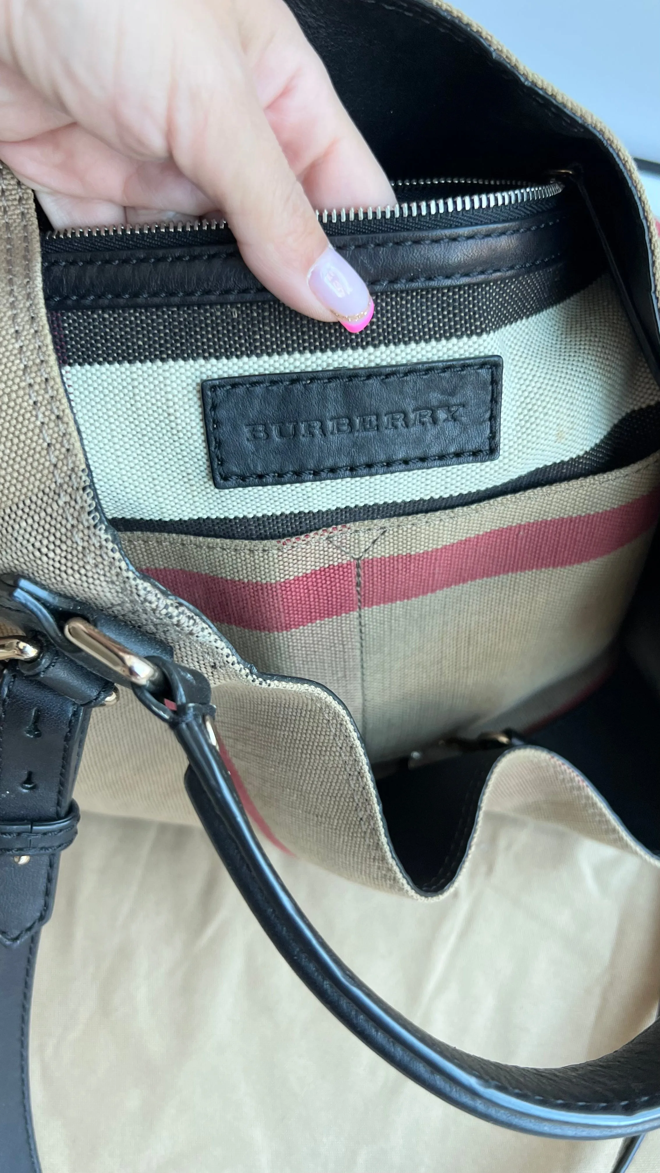 Burberry Ashby Bucket Bag