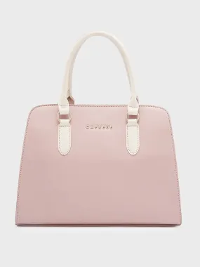 Caprese Foxy Satchel Large Handbag Blush