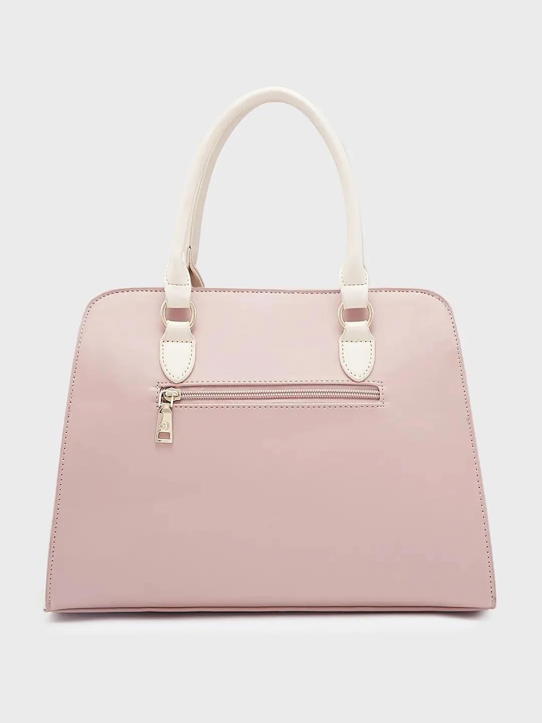 Caprese Foxy Satchel Large Handbag Blush