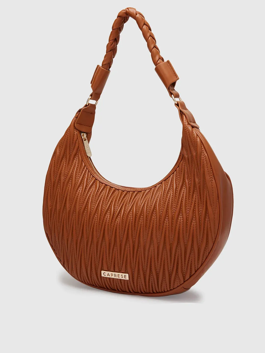 Caprese Mareeya Hobo Medium Tan