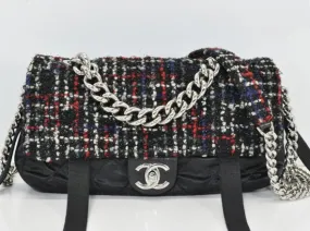 CHANEL Matelasse Tweed 2WAY Chain Shoulder Sticker