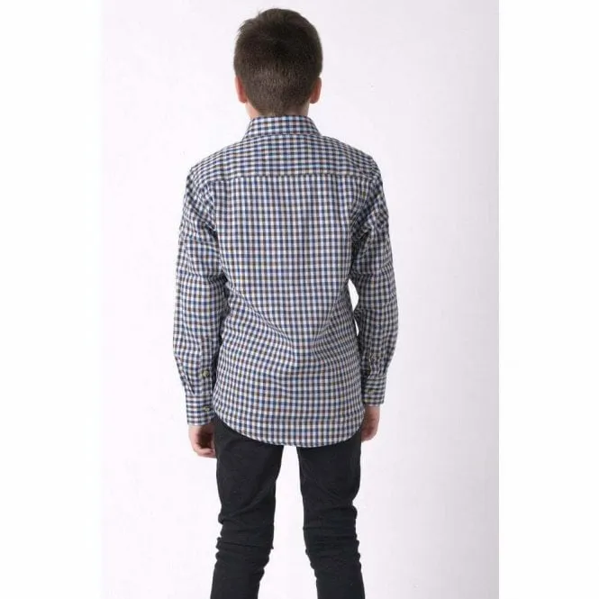 Country Classics Kids Long Sleeve Check Shirt - Highclere