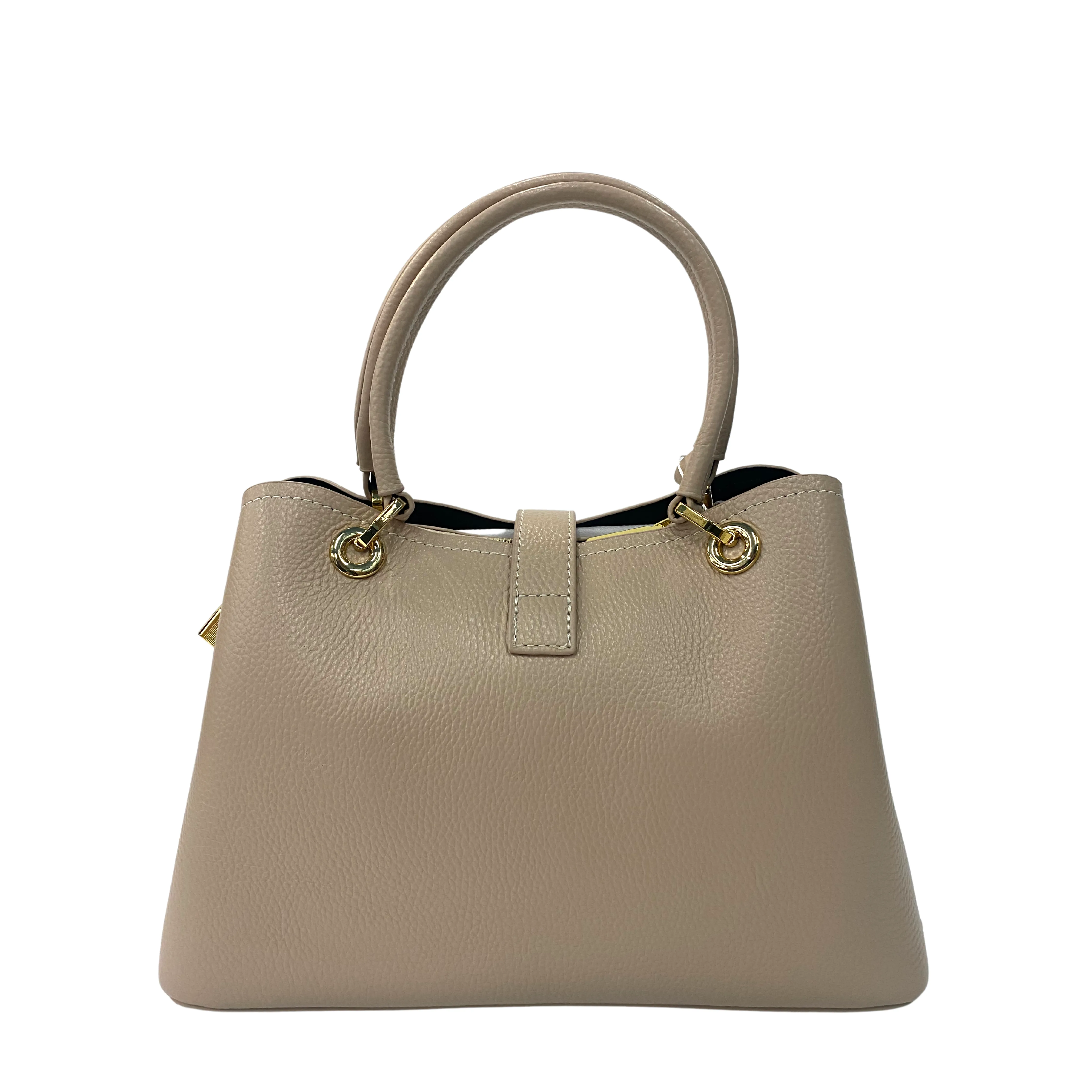 Double Classic Leather Handbag