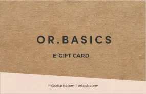 E- Gift Card