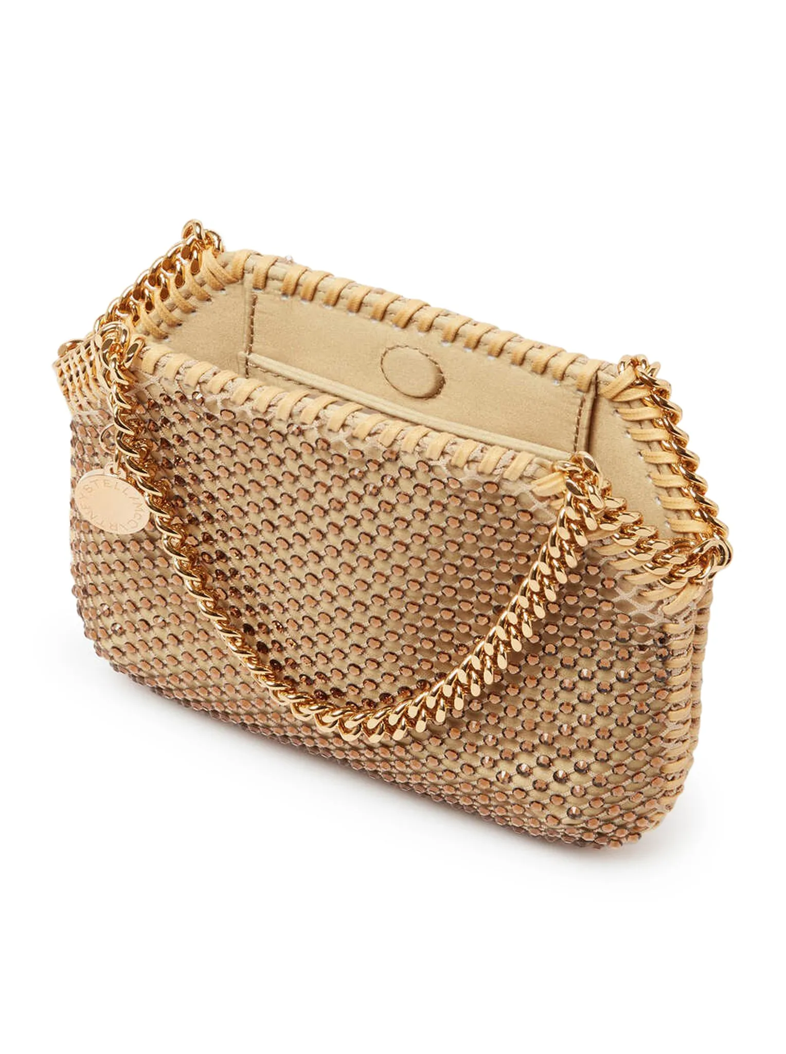 Falabella Crystal Mesh Mini Tote Bag