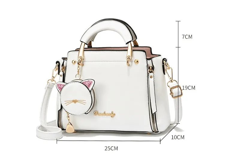 FELINE CHIC MESSENGER BAG