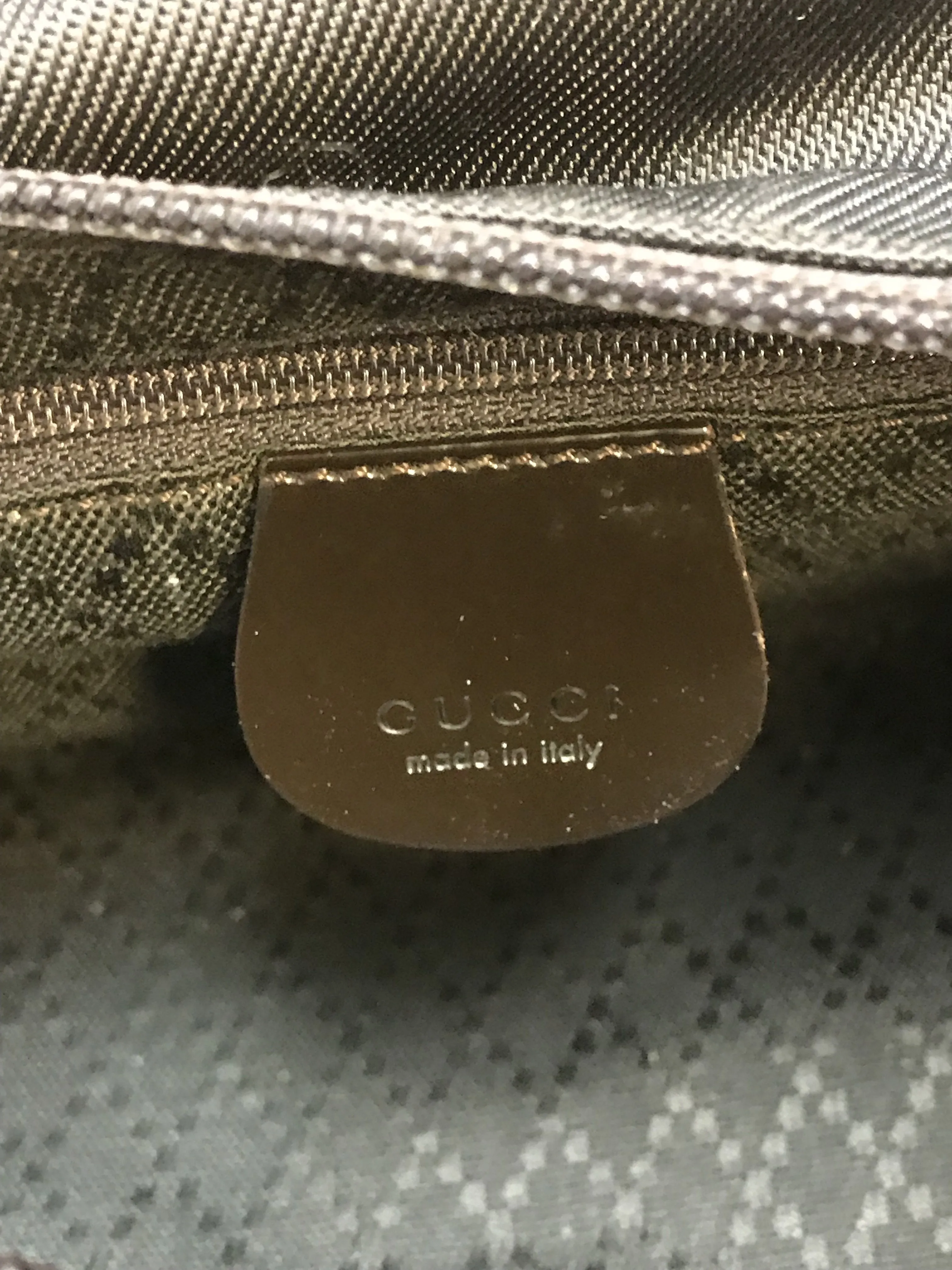 Gucci Nylon Bamboo Handle Bag