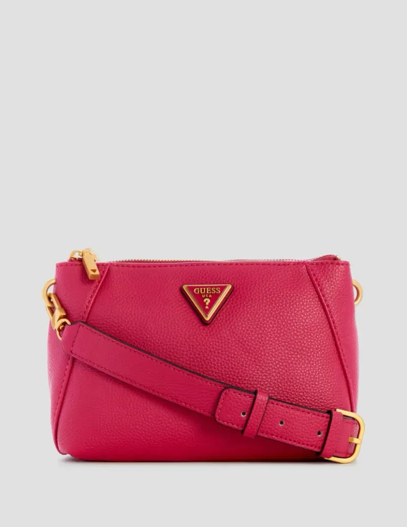 GUESS LARYN DOUBLE ZIP CROSSBODY   COLOURS