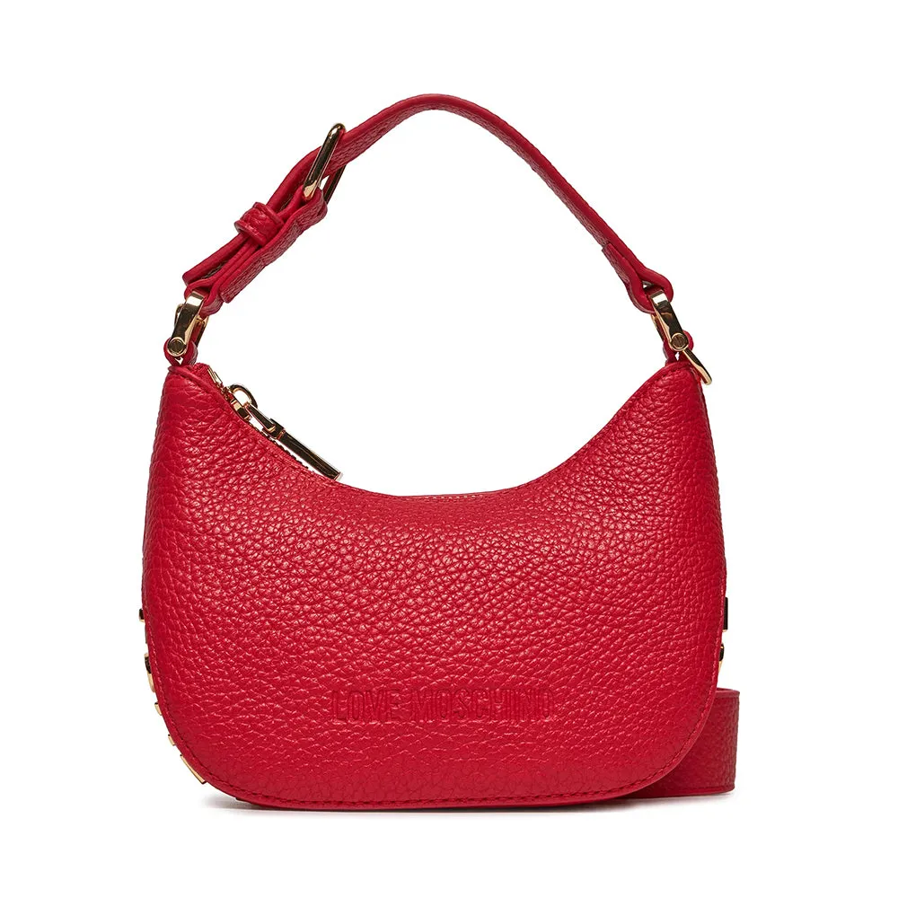 Hobo Bag Small LOVE MOSCHINO linea Giant Logo colore Rosso