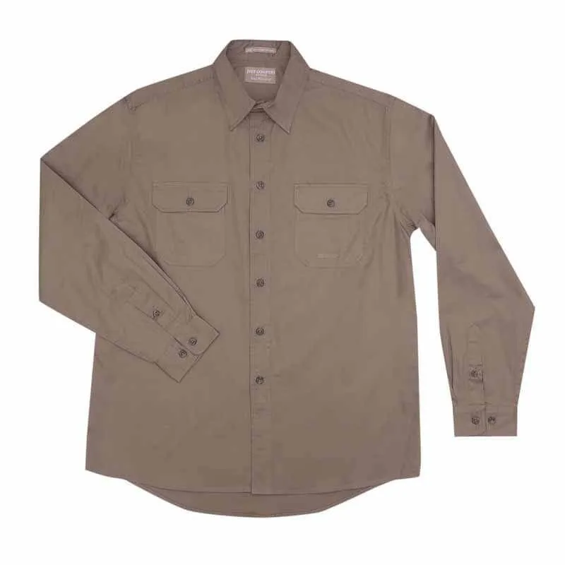 Just Country Evan Full Button Shirt Men's Brown