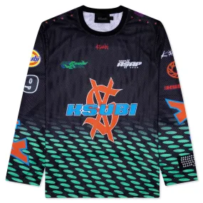 Ksubi x ASAP TyY Moto Jersey - Black