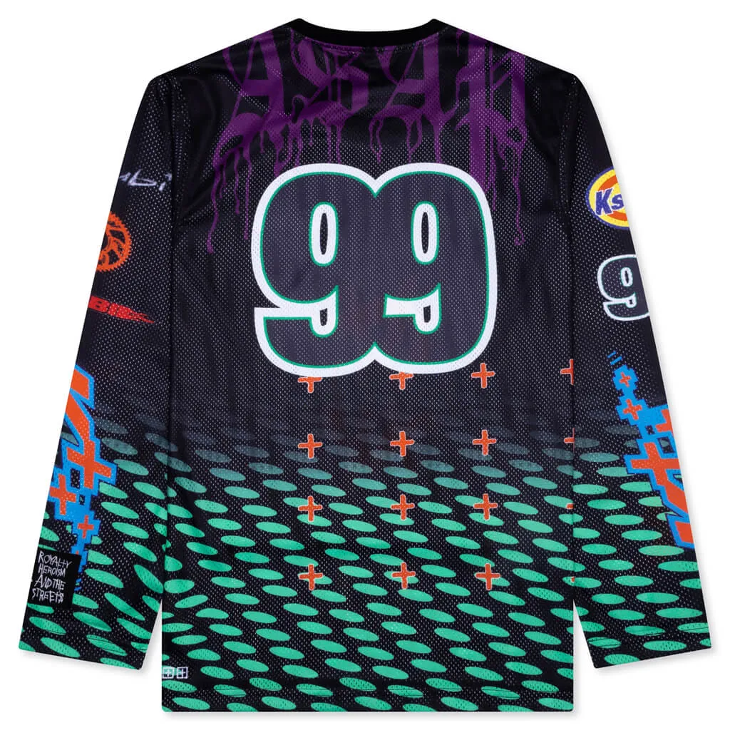 Ksubi x ASAP TyY Moto Jersey - Black