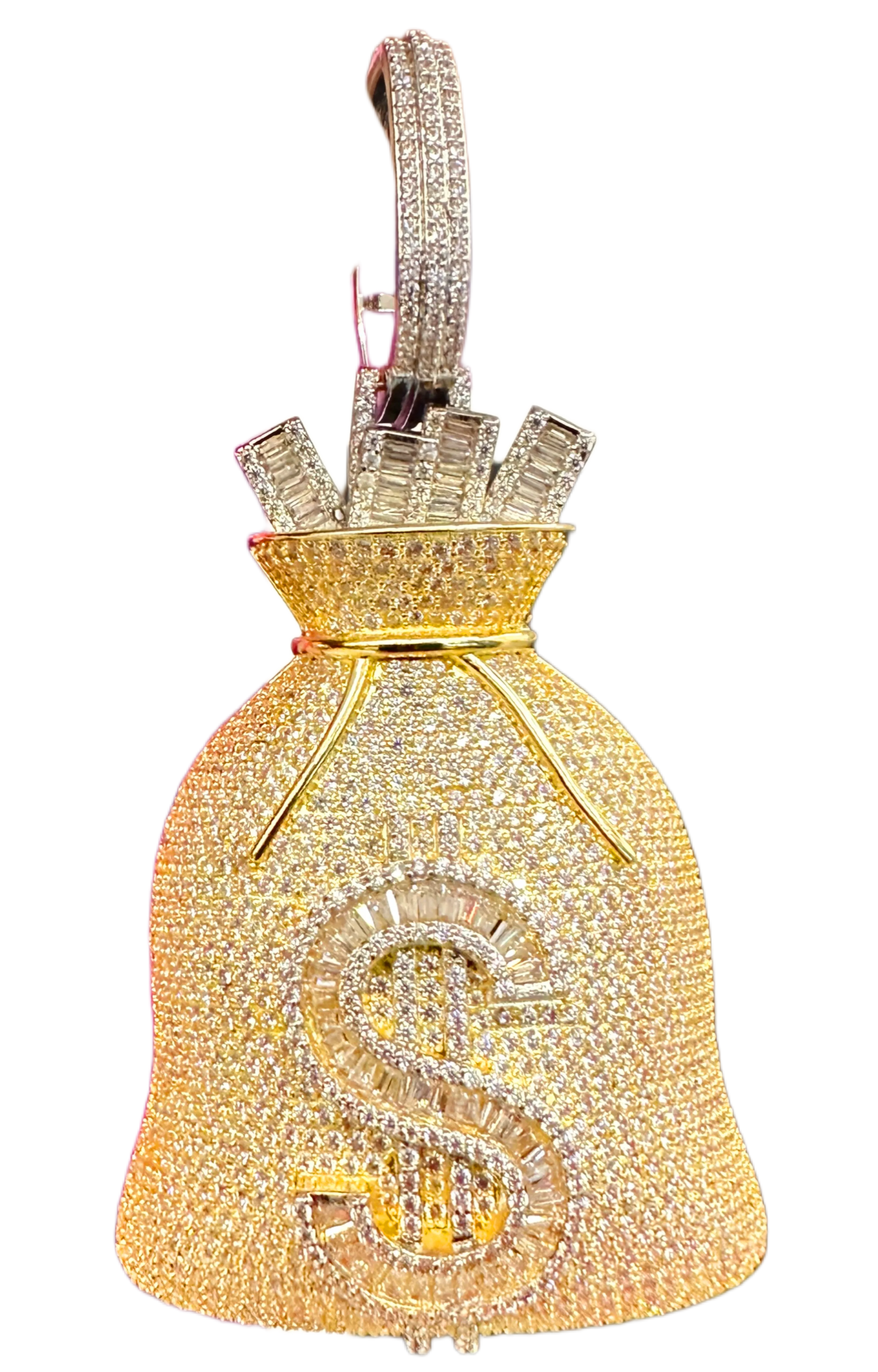 Large Money bag pendant