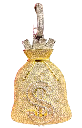 Large Money bag pendant