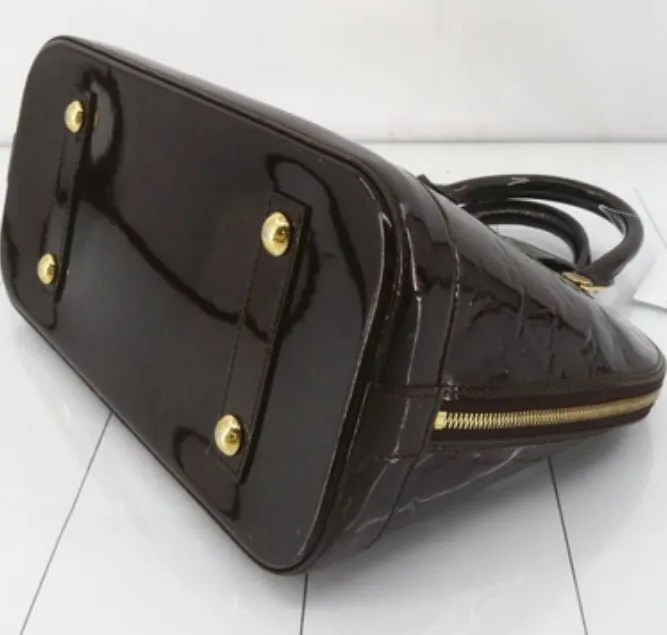 Louis Vuitton Alma Patent Leather Vernis Bag