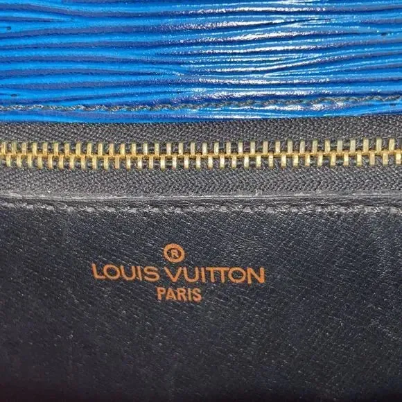 Louis Vuitton Blue Epi St Cloud Bag