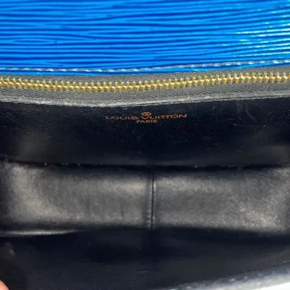 Louis Vuitton Blue Epi St Cloud Bag