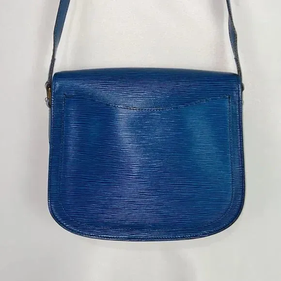 Louis Vuitton Blue Epi St Cloud Bag