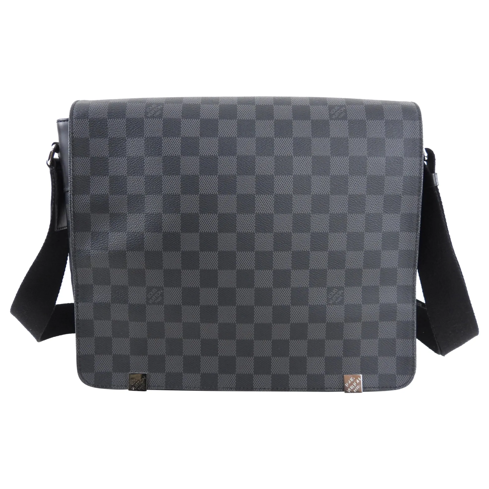 Louis Vuitton Damier Graphite District MM Messenger Bag