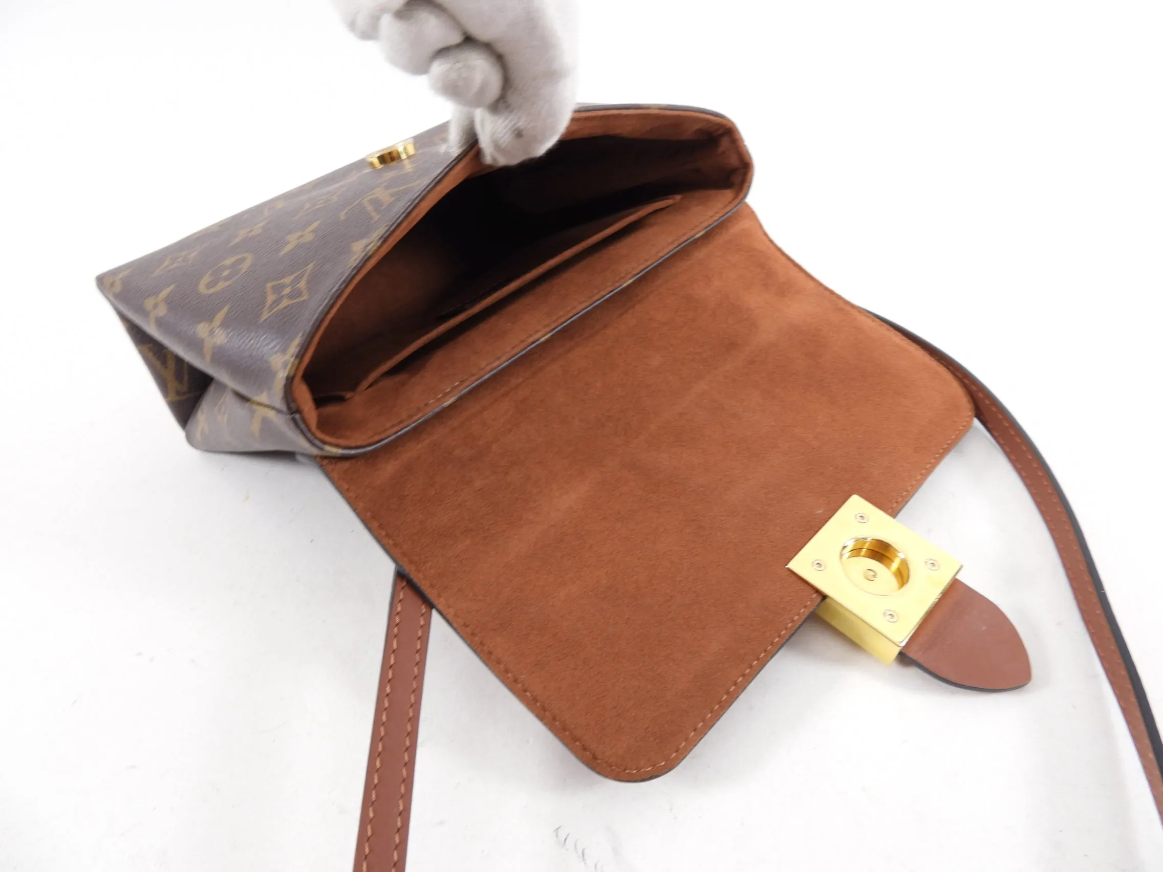 Louis Vuitton Lockey BB Monogram Brown Crossbody Bag