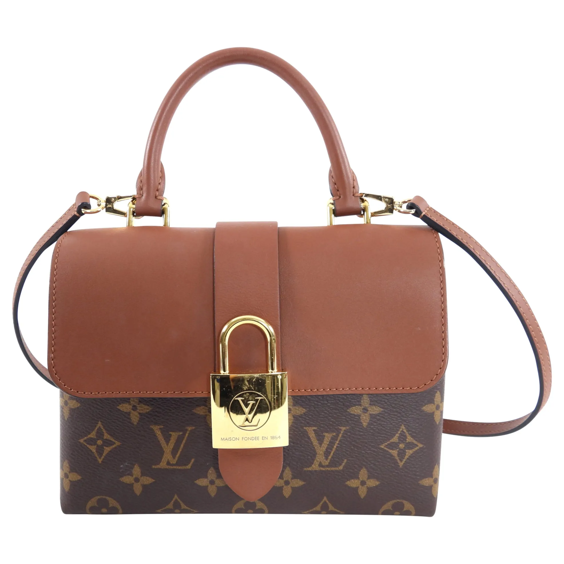 Louis Vuitton Lockey BB Monogram Brown Crossbody Bag