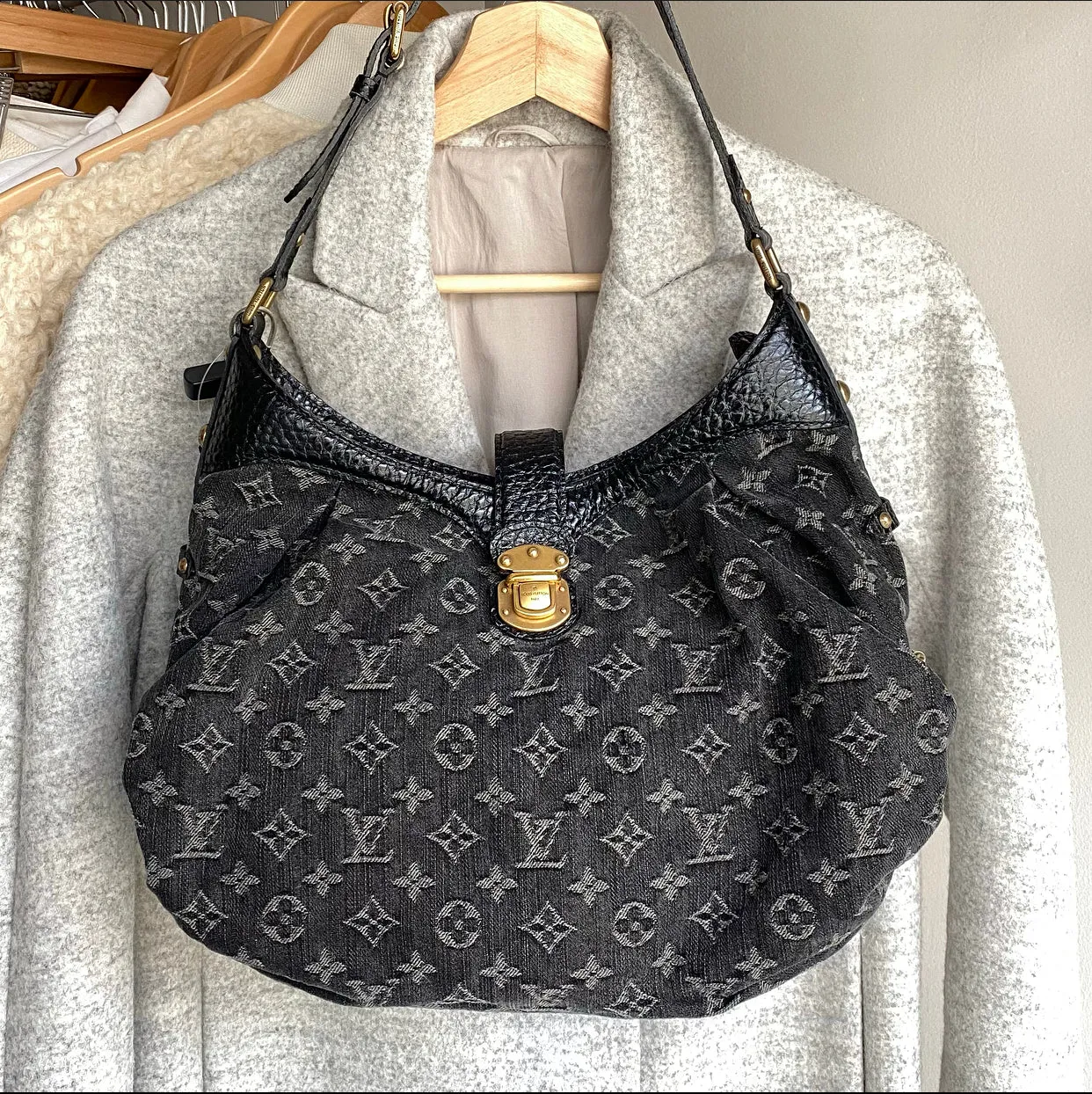 Louis Vuitton Monogram Denim Shoulder Bag