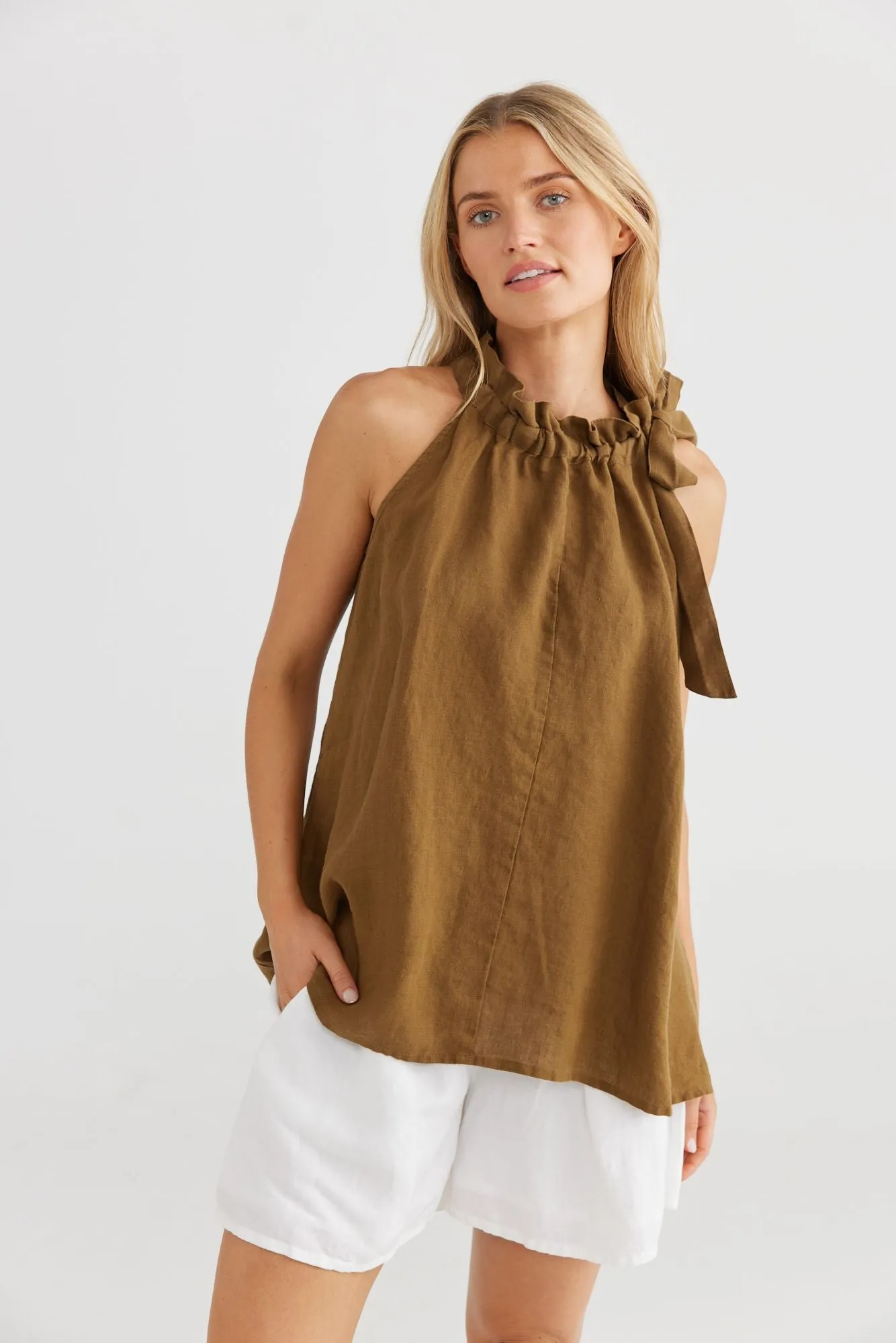 Lucia Top (Basil)