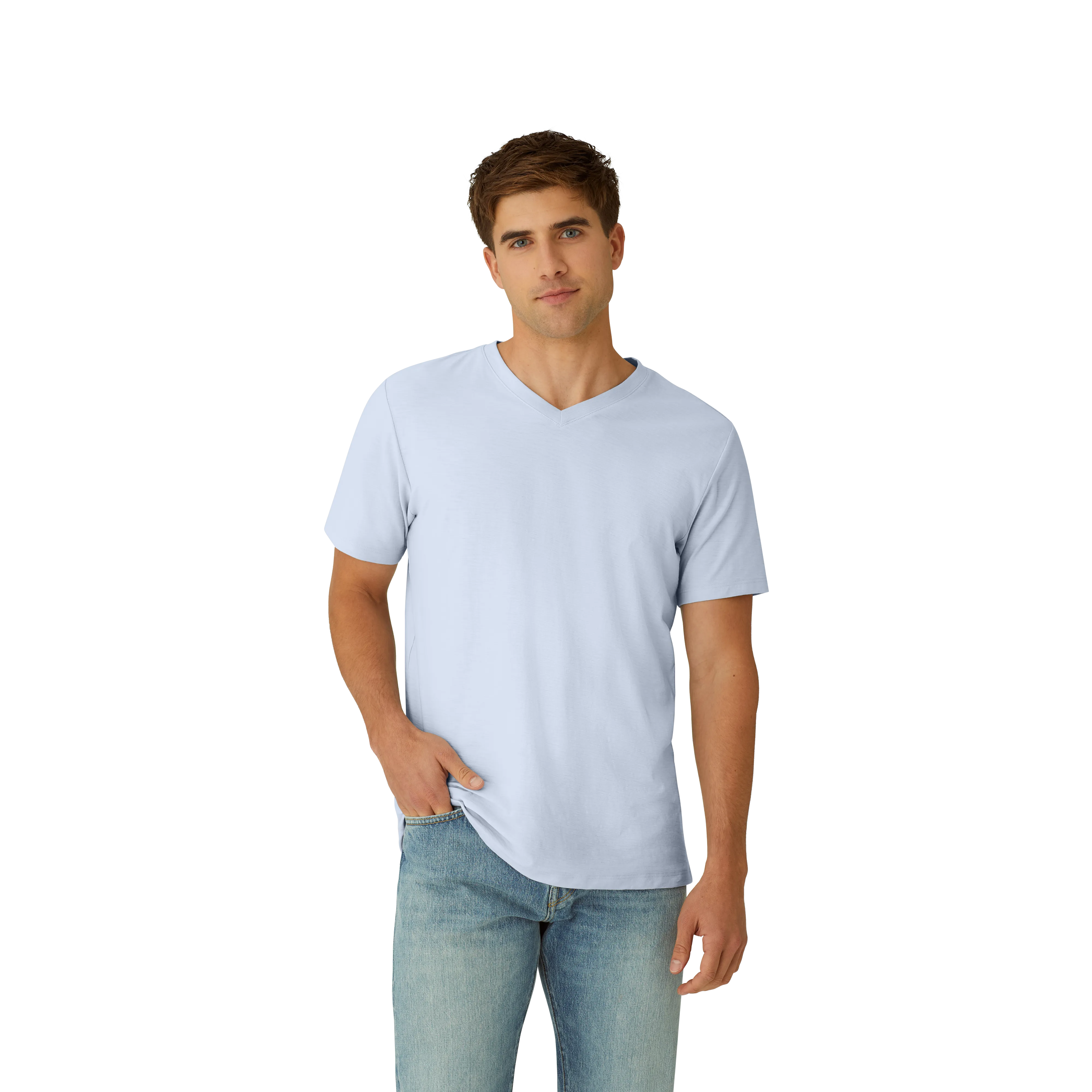 Men's Air Slub V-Neck T-Shirt 3-Pack