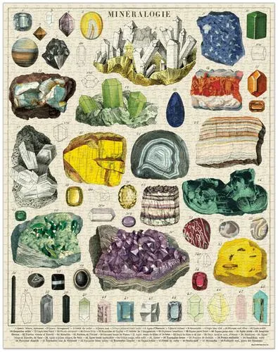  Mineralogie  - 1000-Piece Puzzle