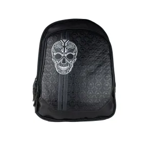 Mochila Piel - Calavera Negra