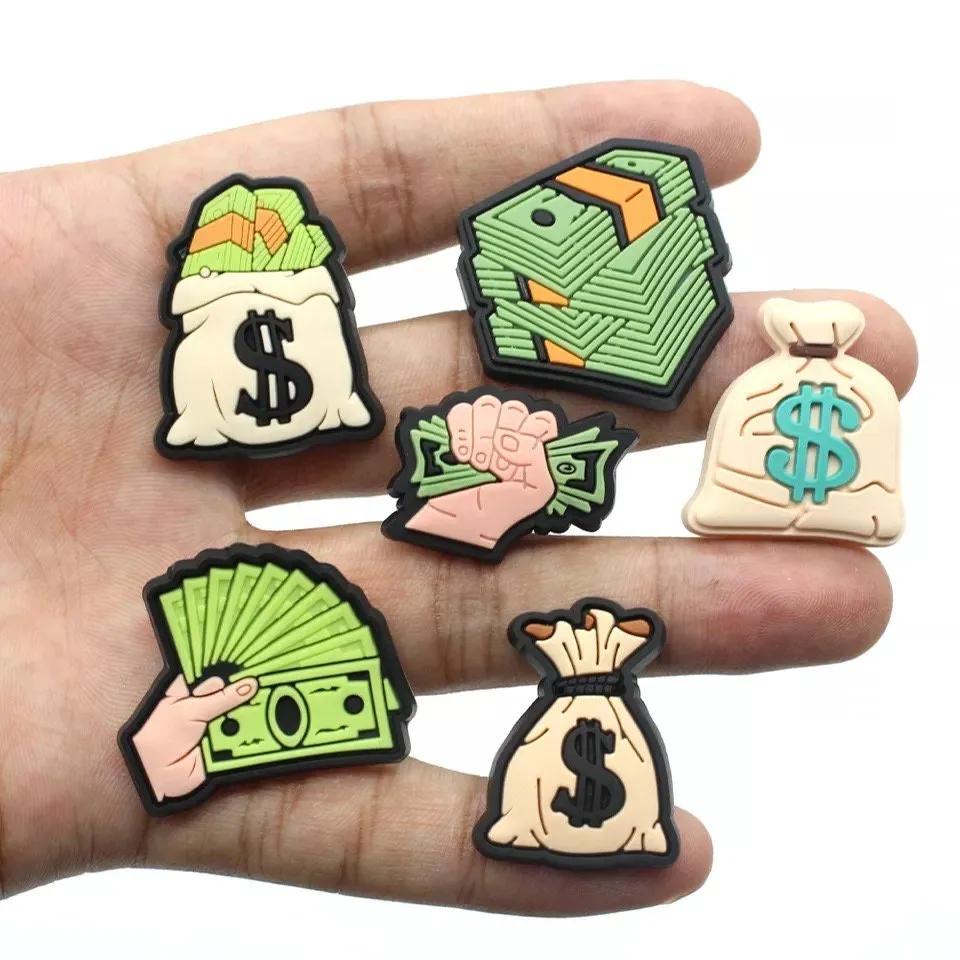 Money croc charms,money maker croc charms, Money croc charm, ceo croc charm,money themed croc charms