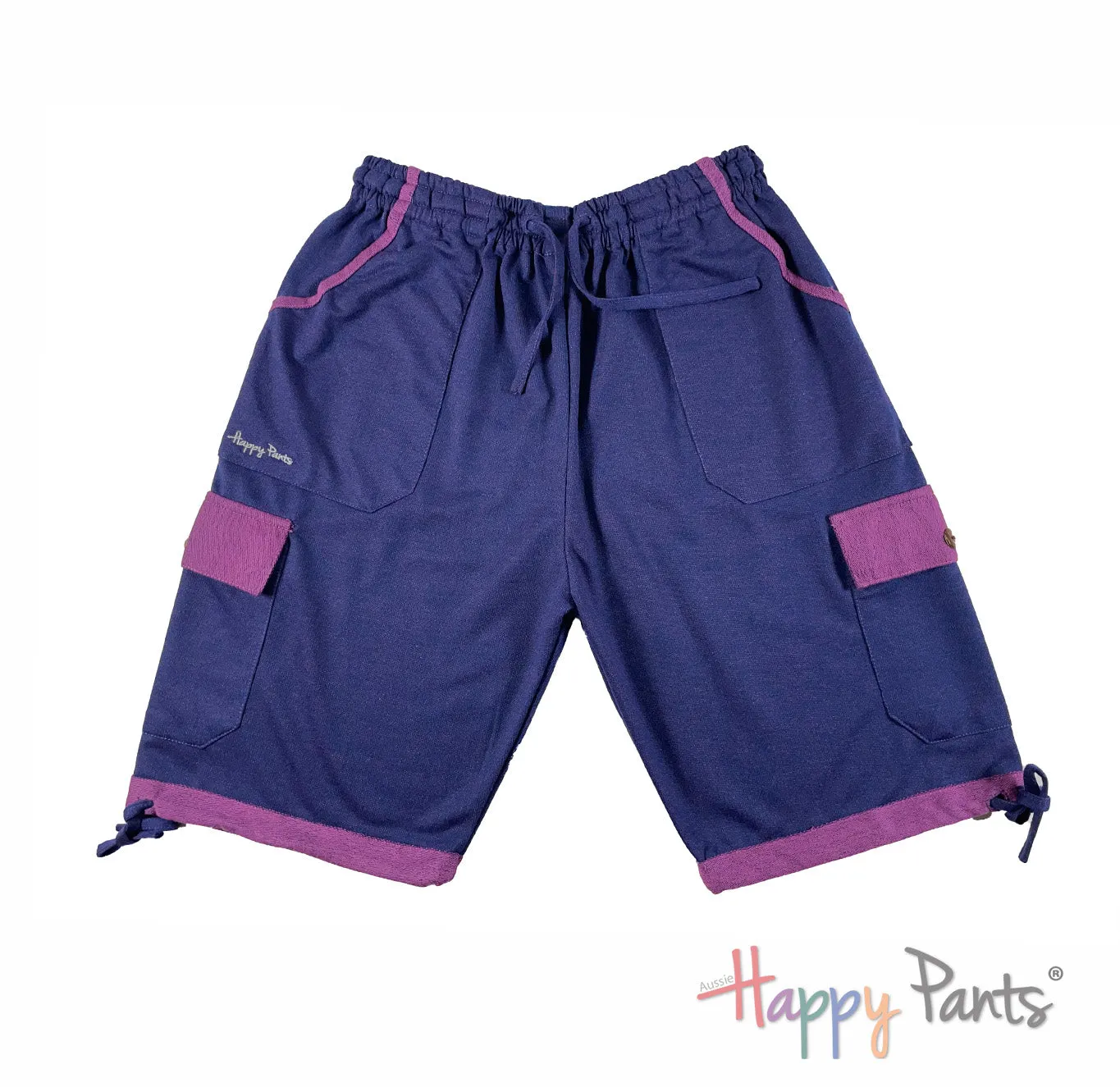 Mulberry Daze Purple Long Shorts