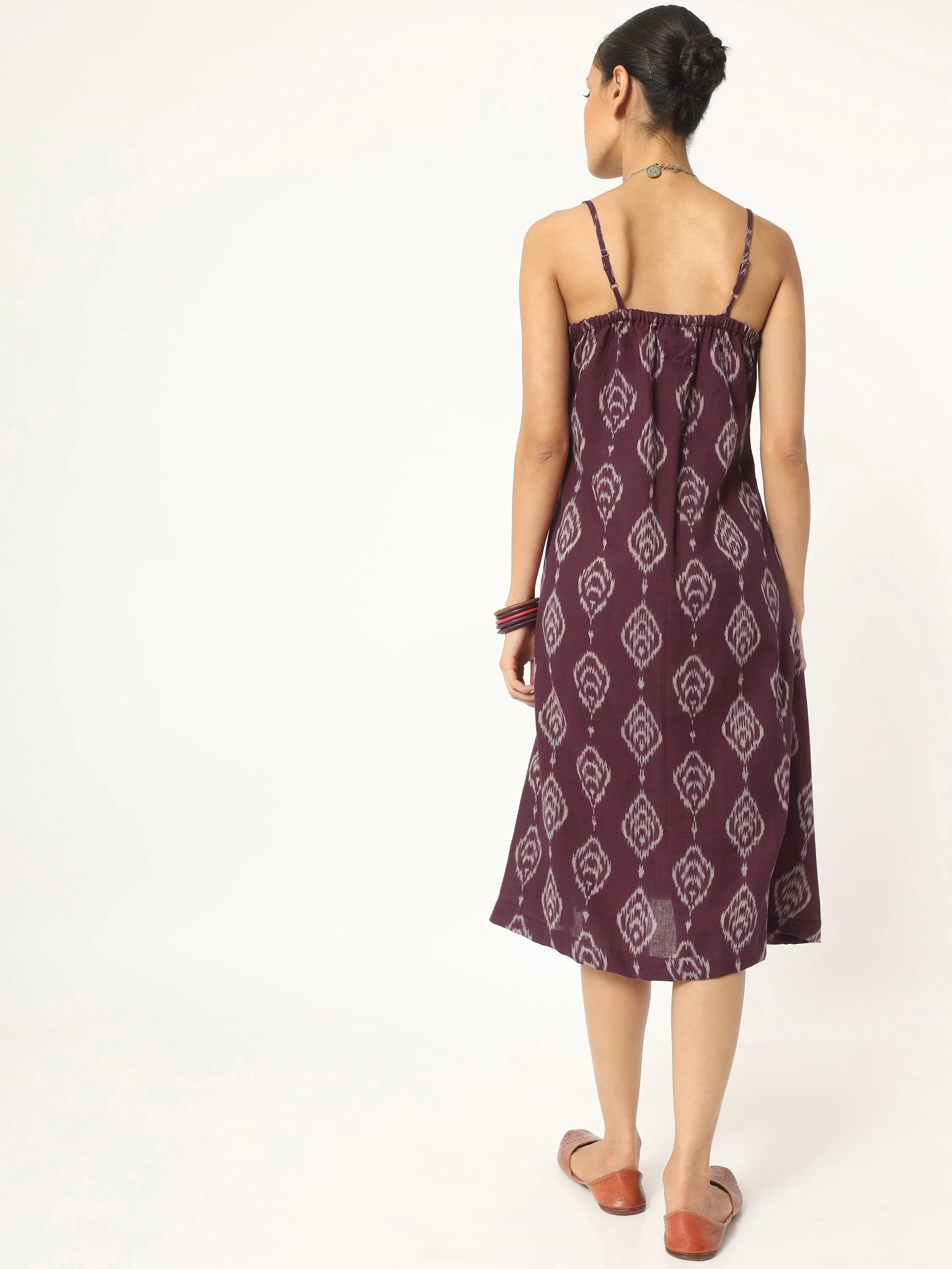 Mulberry Spaghetti Dress