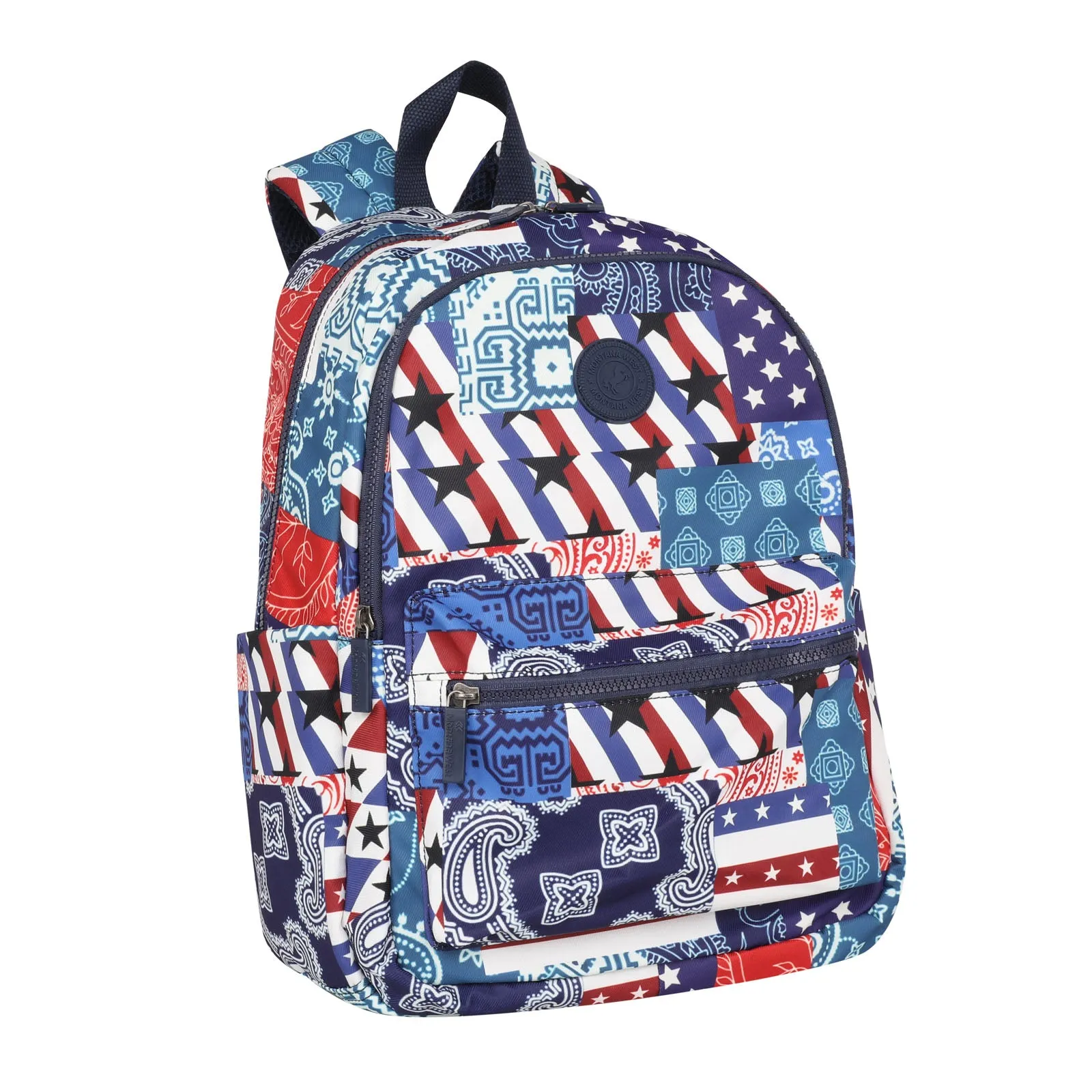 MWB-1002 Montana West Starts Stripes Paisley Print Backpack